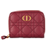 Christian Dior Caro Medium Wallet, &pound;320, Accessories, Burgundy, Leather, Front view